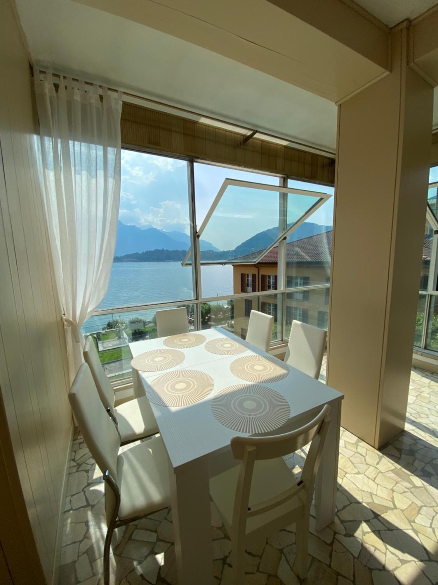 Como Lake Panorama Apartment Cadenabbia Bagian luar foto